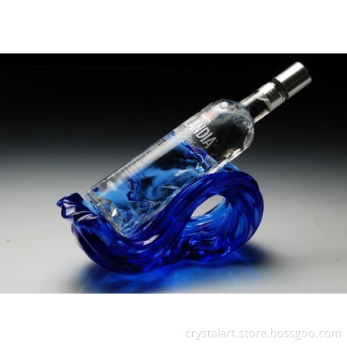 crystal wine holder